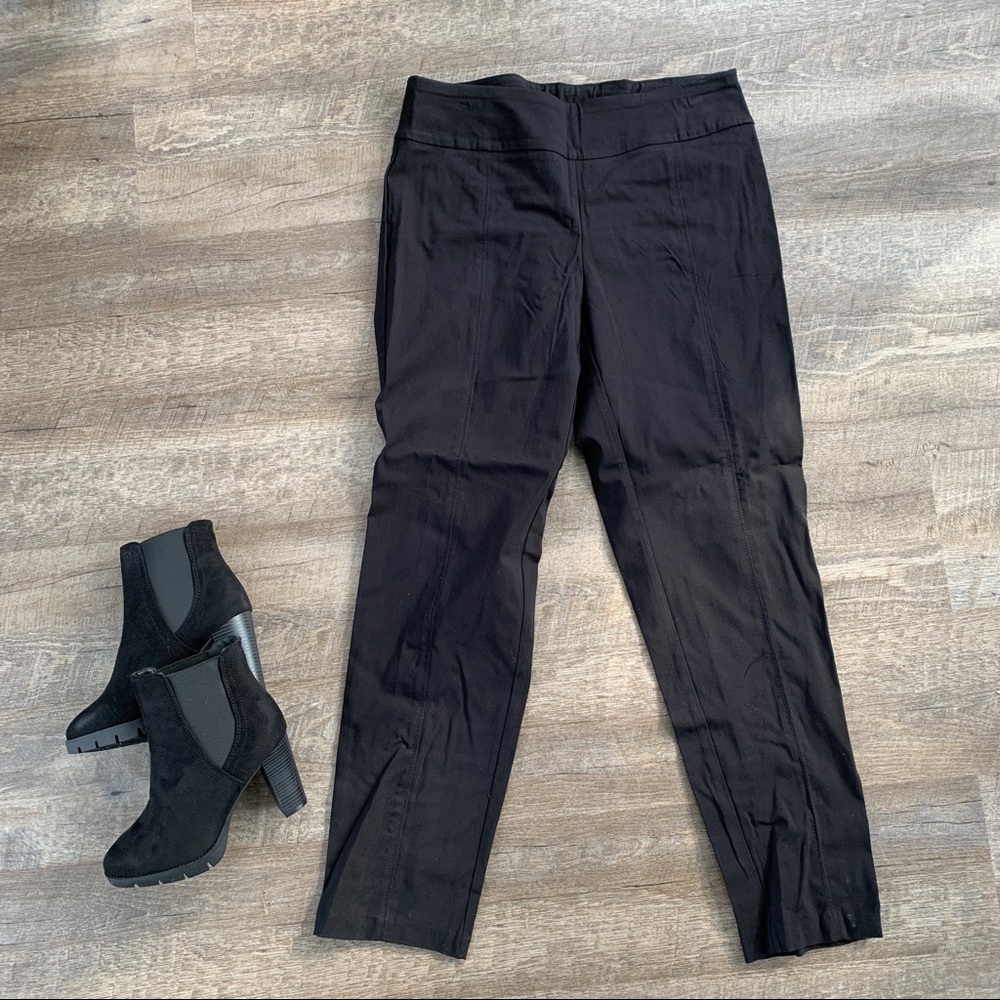 Zac + Rachel Pull On Stretch Black Pants